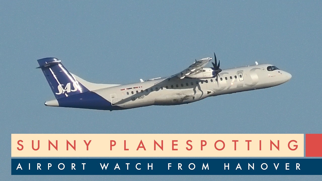 [4K] Sunny Planespotting from Hanover Airport (HAJ) 19.01.26