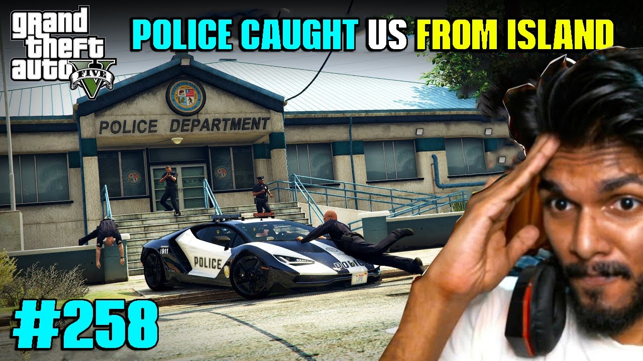 GTA 5 webseries | POLICE CAUGHT US FROM ISLAND | GTA 5 Web Series Malayalam | RGR45
