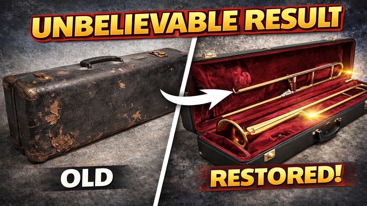 I Restored an Old Trombone Case — The Result Will Surprise You