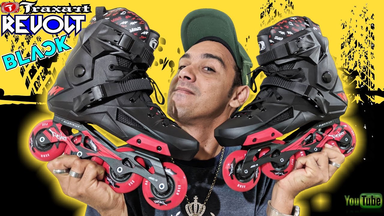 TÁ NA MÃO O NOVO PATINS TRAXART REVOLT PRETO VERSÃO 2021 - OQUE SERÁ QUE MUDOU ❓❓❓