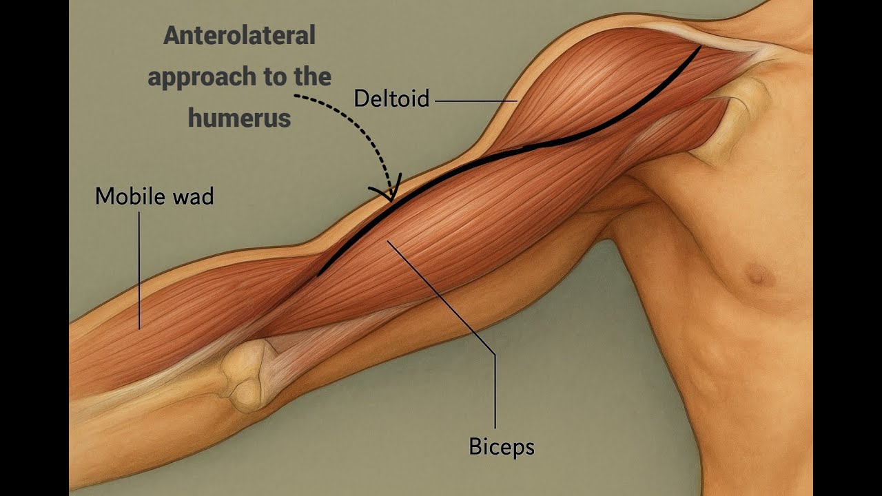 Anterolateral approach to the humerus.