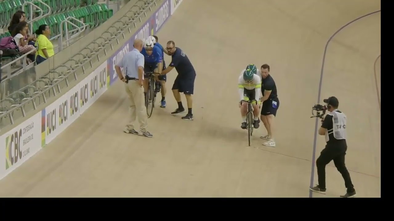 Rio 2025 - campionati mondiali di paraciclismo su pista - 1/2F  velocità tandem  m3   ITA - AUS