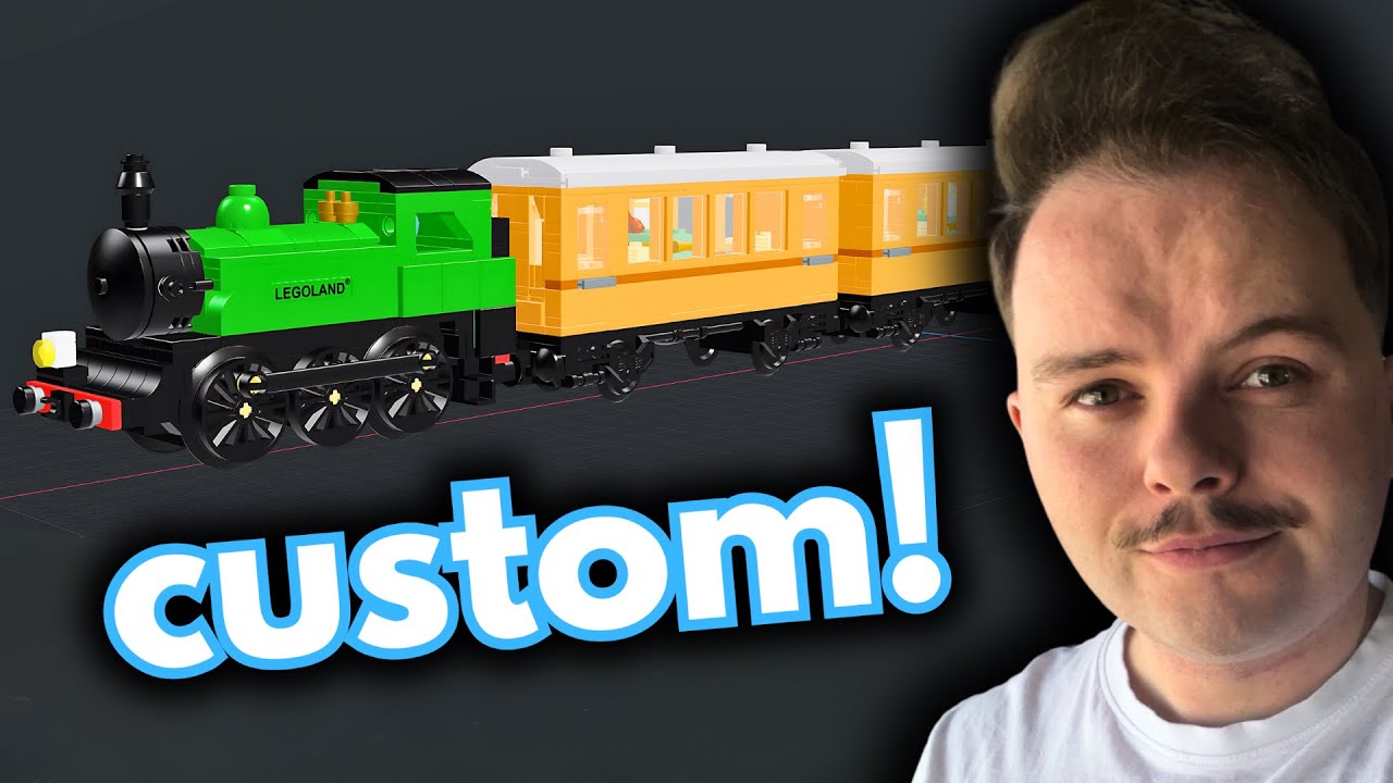 I Designed These AWESOME Custom Lego Trains!