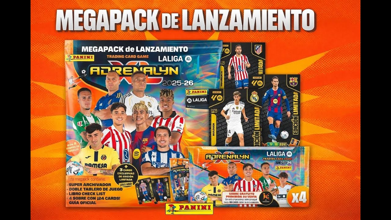 ADRENALYN XL MEGAPACK DE LANZAMIENTO  25 26 panini #panini #adrenalynxl2026