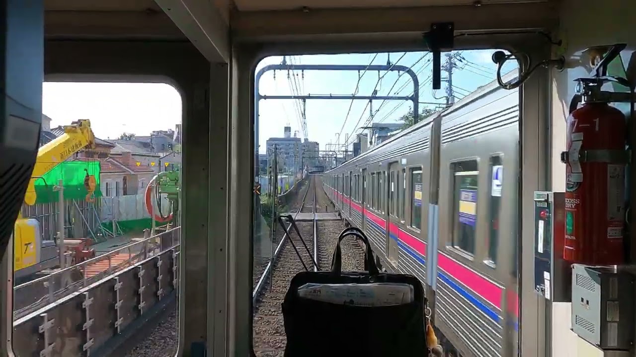 Keio Line Train Cab View | Shinjuku to Takaosanguchi  | Japan Railways 4K