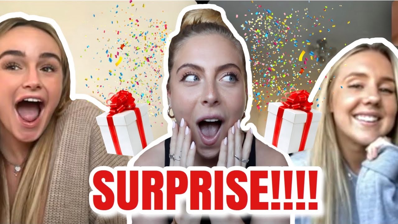 MY BFF’s SURPRISED ME FOR MY BIRTHDAY ON FACETIME (GIFT OPENING) | Syd and Ell