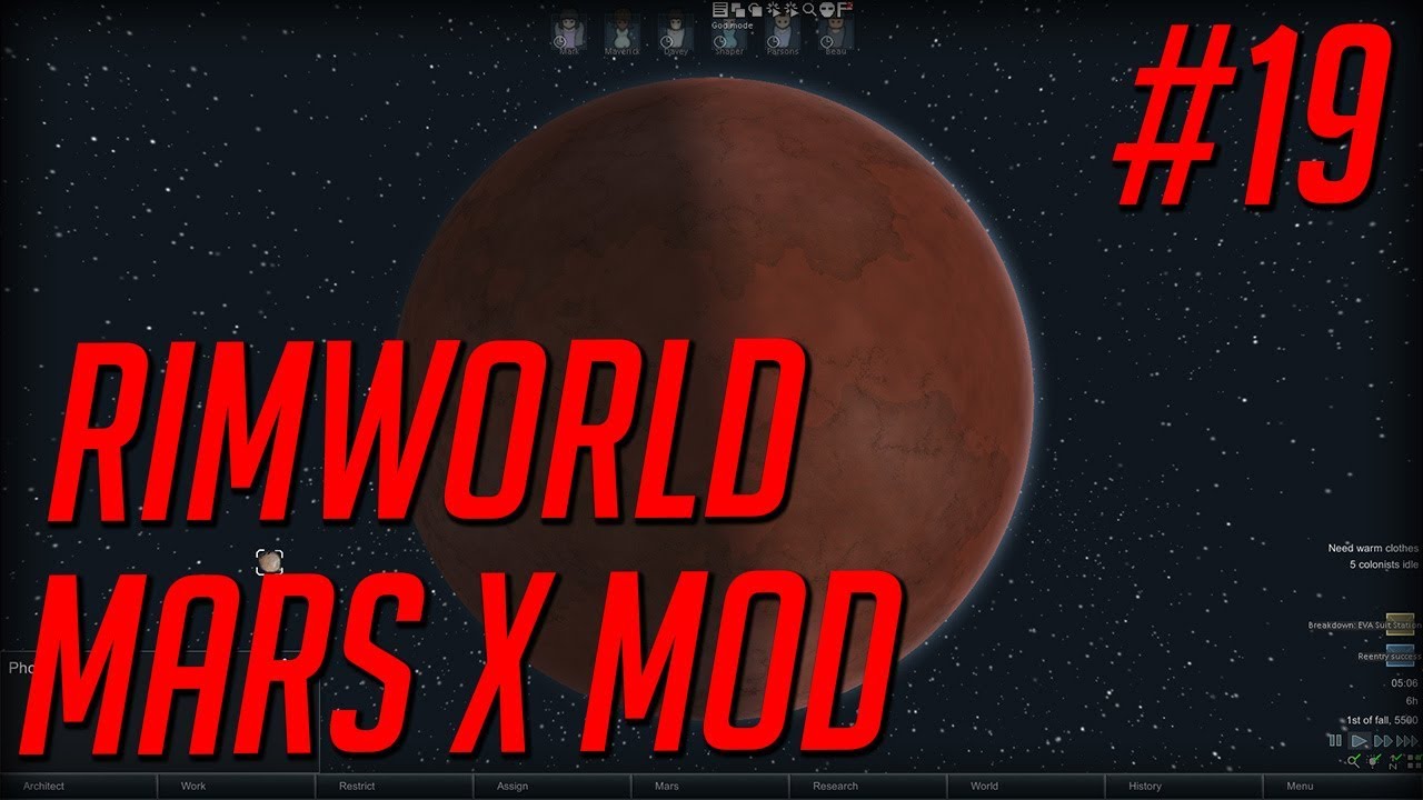 Rimworld Mars x mod -  EP 19  -  Rimworld alpha 16 marsx 3.02