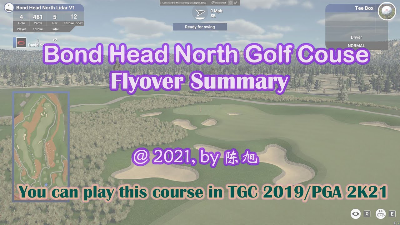 Bond Head North Golf Course Flyover Summary - 4K