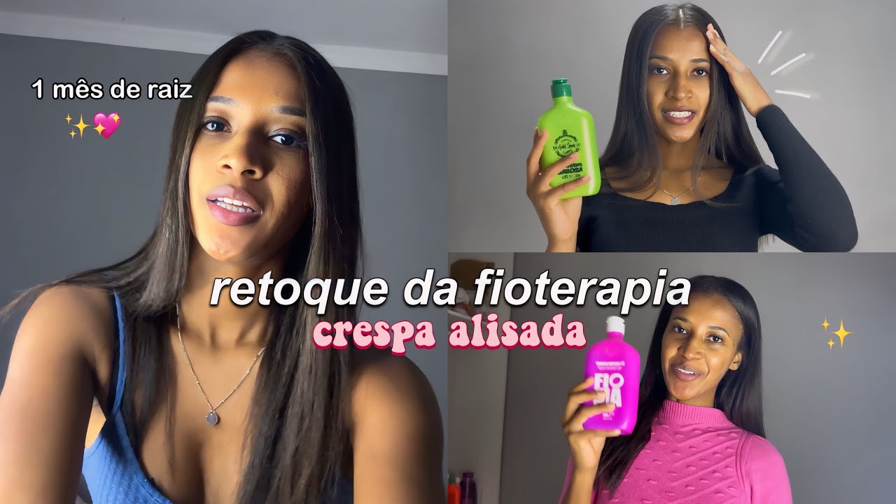 Retoque da Fioterapia no cabelo crespo