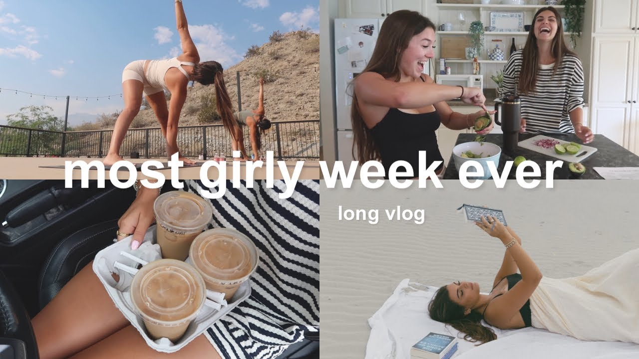 most girly vlog ever &mdash; hometown bestie comes to visit, wholesome nights at home & trip to California
