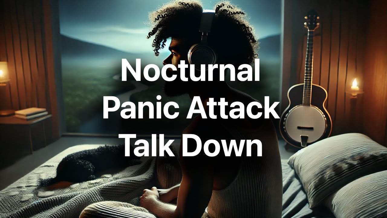 30 Minute Nocturnal Panic and Anxiety Attack Talk Down, Guided Meditation & Delta Binaural Beats