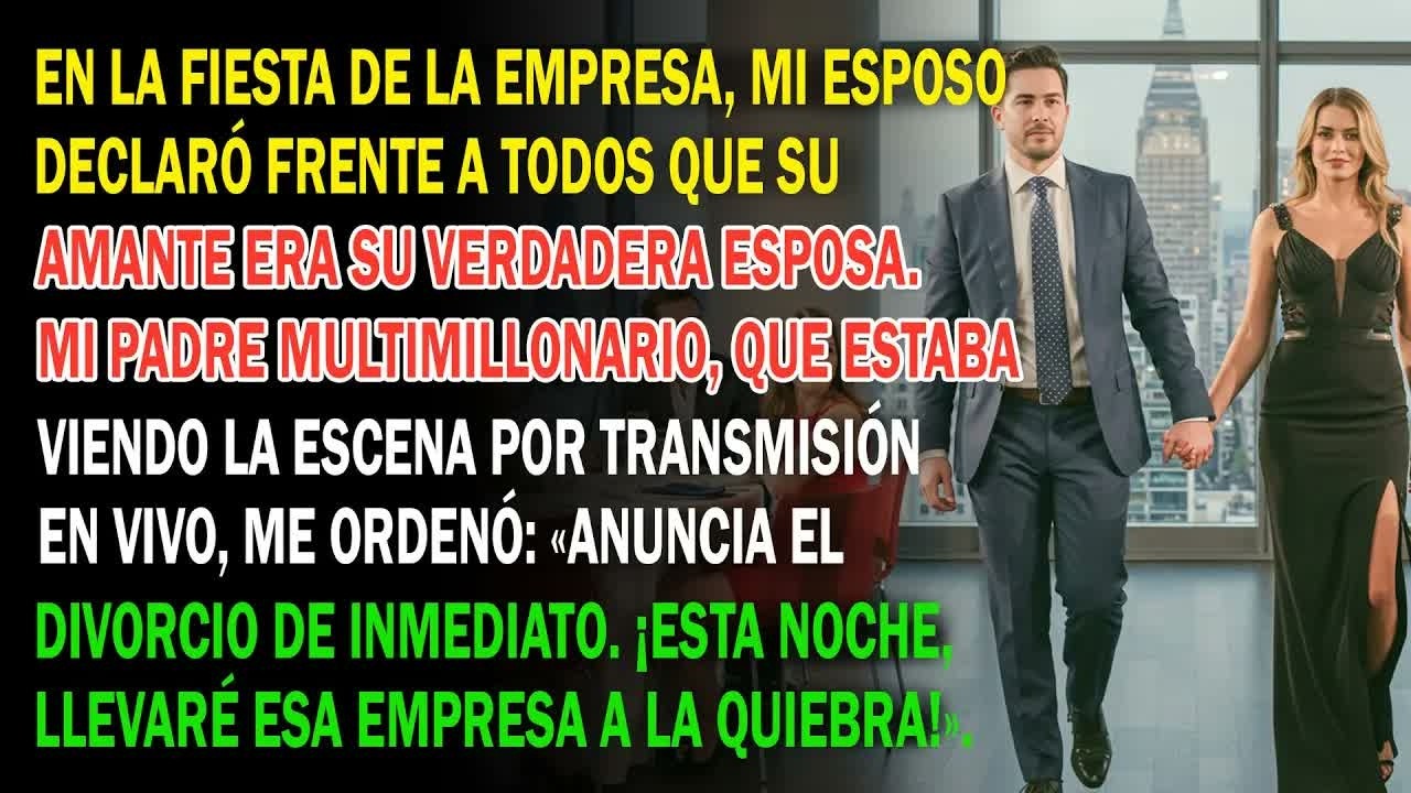 Mi Marido Declaró A Su Amante Como Su Verdadera Esposa  Mi Padre, El Multimillonario, De Inmedia