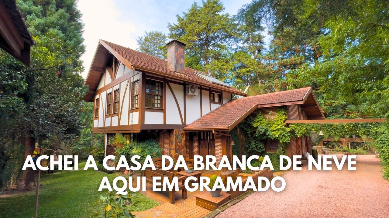 Casa rústica e encantadora à venda em Gramado — viva num cenário de conto de fadas!