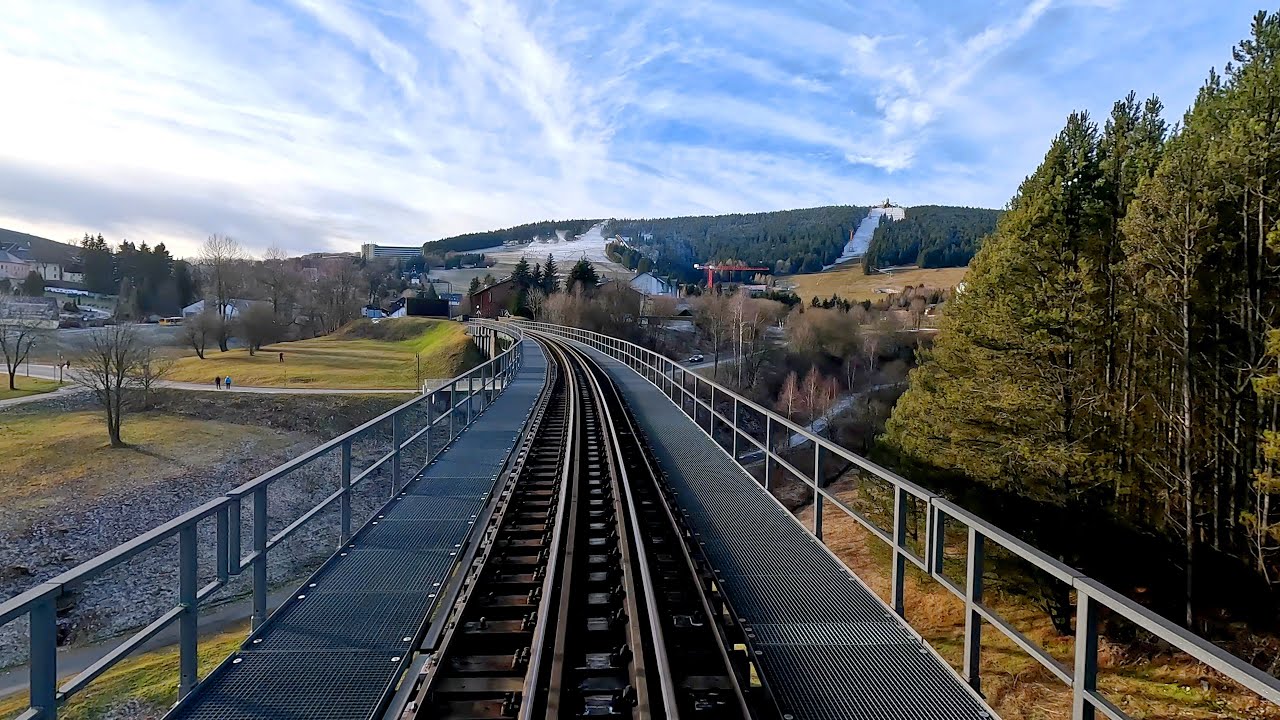 Driver’s Eye View - Fichtelberg Railway (German: Fichtelbergbahn) - Pt 1- Cranzahl - Oberwiesenthal