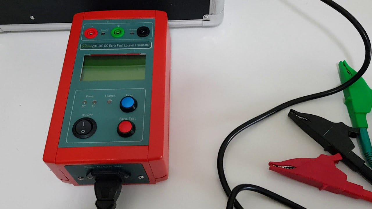 DC Earth fault Locator - ZTD 200 Training & Demo