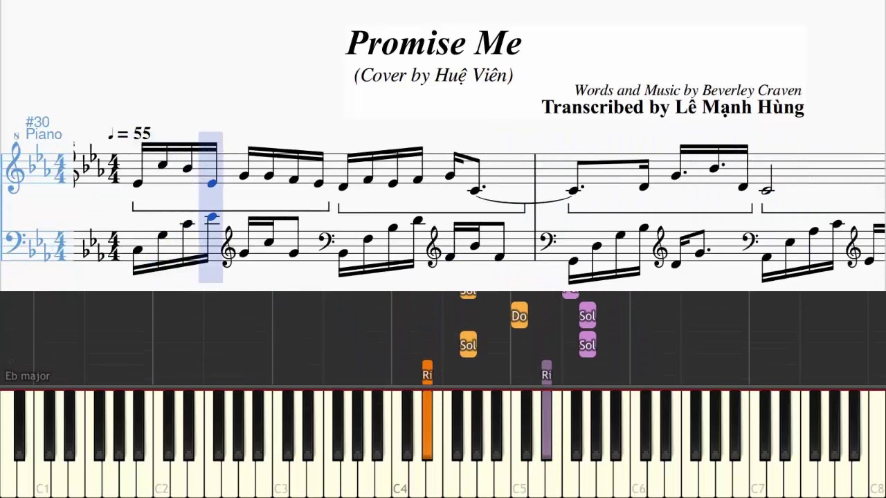 PROMISE ME | Cover by Huệ Viên | Gabhung Music Arrangement