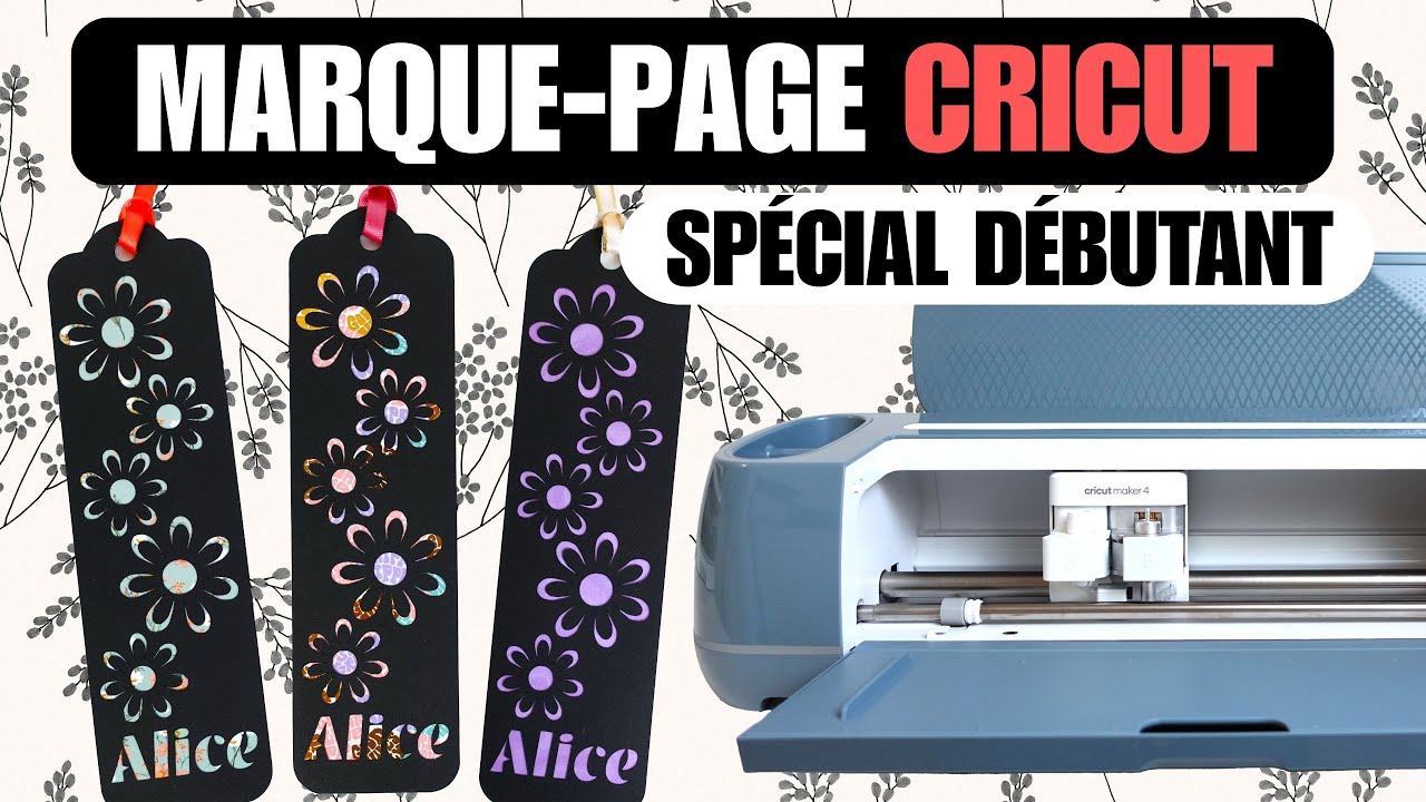 Tutoriel Cricut pour Débutants : Créez un Marque-Page Personnalisé