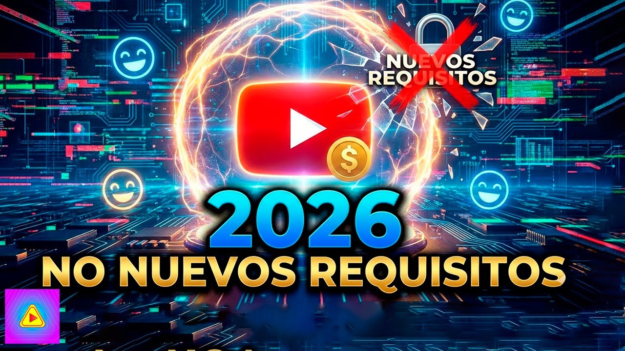 No HABRÁ NUEVOS REQUISITOS para monetizar en Youtube 2026 | Mensaje del CEO de Youtube