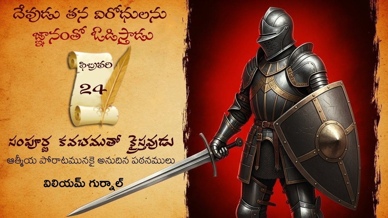 ఫిబ్రవరి 24Iవిలియం గుర్నాల్ గారి 