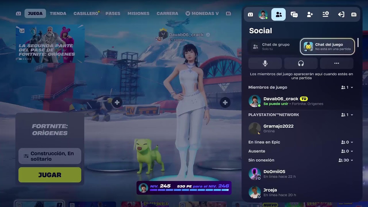 Vente a jugarFortnite