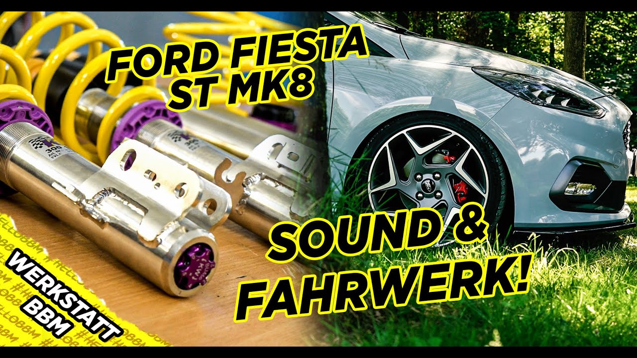 KW Fahrwerk und Milltek Sound Upgrade für den Ford Fiesta MK8 ST! by BBM Motorsport
