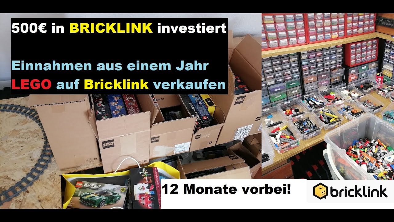 500€ Startbudget 👀 wieviel Geld haben wir in einem Jahr LEGO® auf BrickLink verkaufen verdient?💰