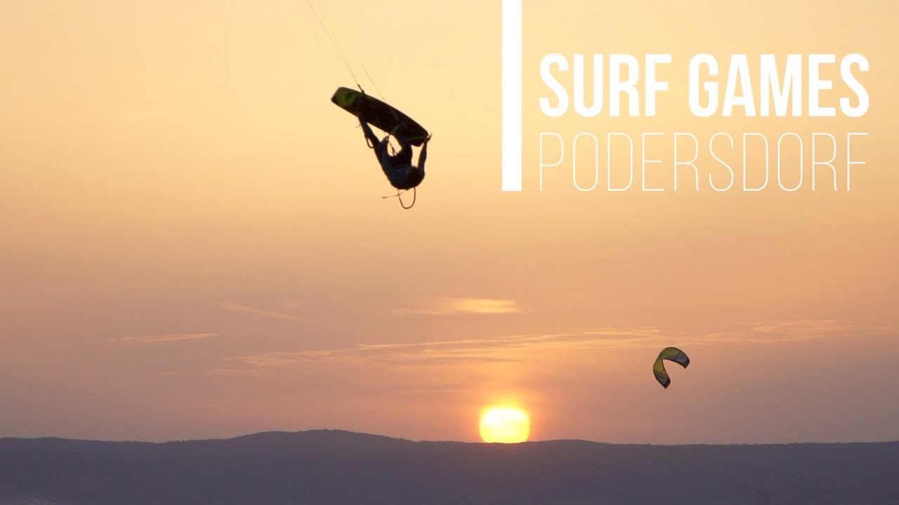 Surf Games in Podersdorf am See 2018 - Kitesurfen & Windsurfen Freestyle & Race