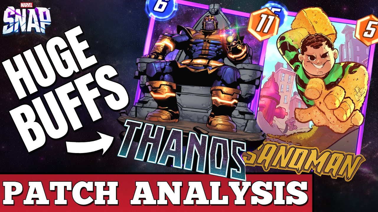 NEW PATCH w/ HUGE BUFFS!! NEW META INCOMING? [Marvel Snap Patch Analysis]