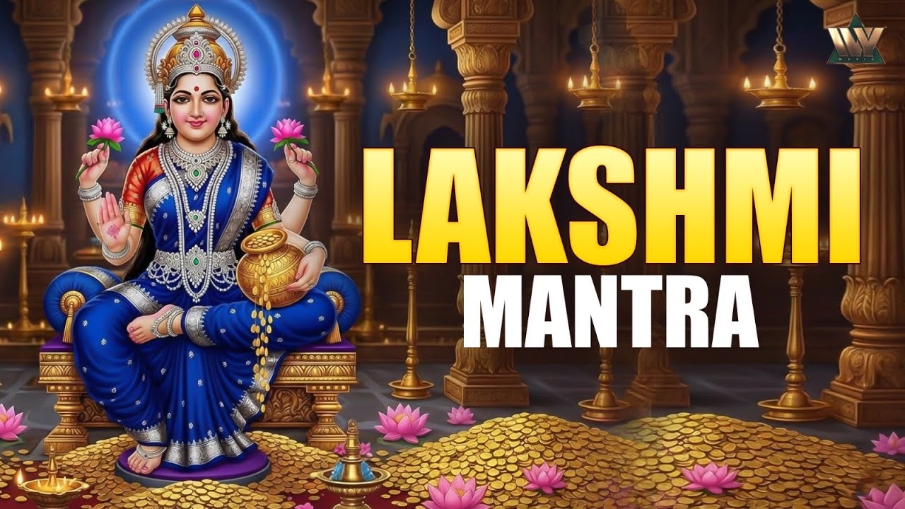 Lakshmi Mantra | Powerful Lakshmi Mantra for Wealth, Prosperity & Peace | लक्मी मंत्र 108 - Times