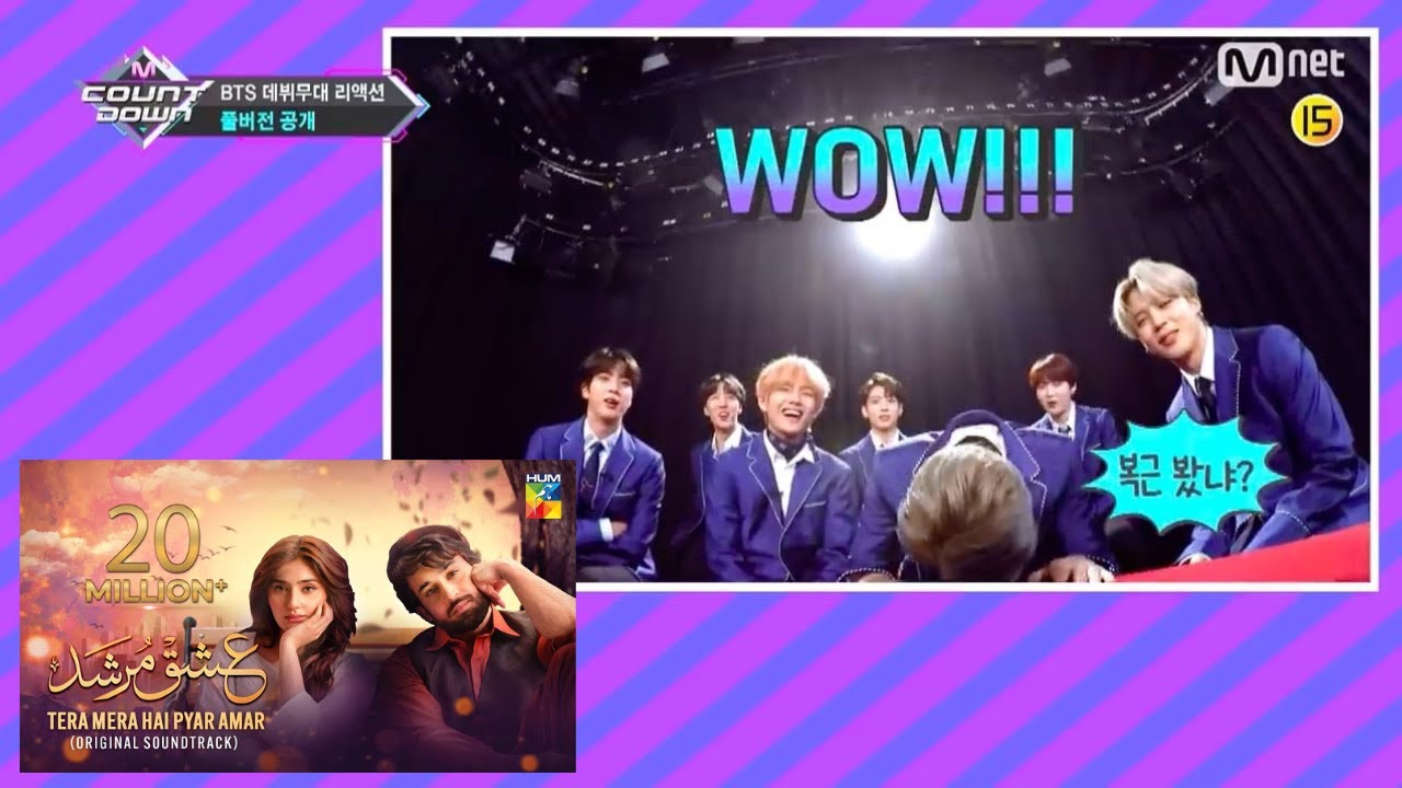 bts reaction to ❤️Ishq Murshid - [ OST ]  l bts reaction pakistani song l @kawailife
