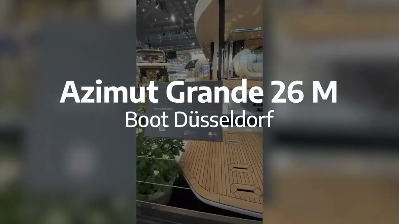 Azimut Grande 26M en el boot Düsseldorf 2026 | Marina Estrella