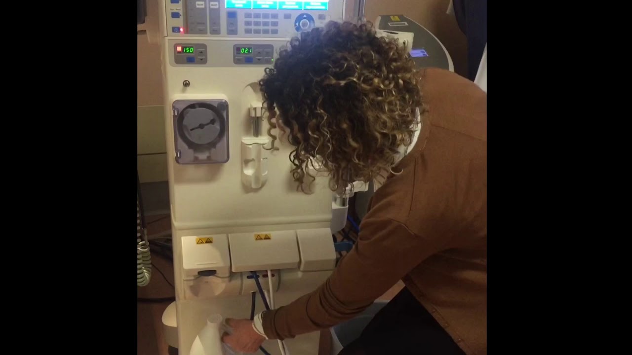 Bleaching Fresenius 4008s machine