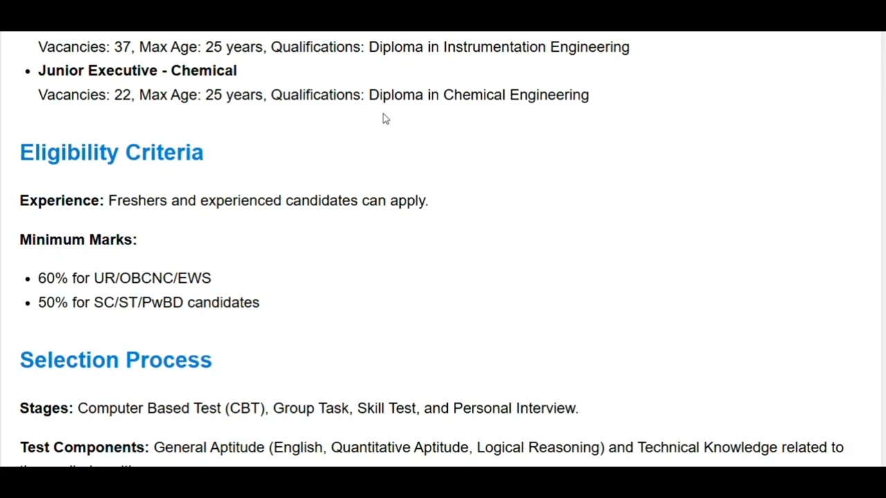 HPCL Junior Executive Officer Recruitment 2025 |PSU Recruitment 2025 #hpcl #recruitment #psu