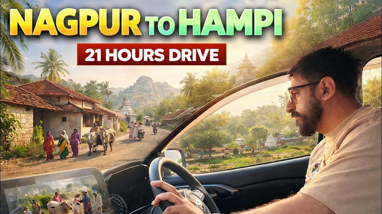 Chandigarh to South India by car | part-2 | Nagpur to Karnataka🚙#travel #roadtrip 