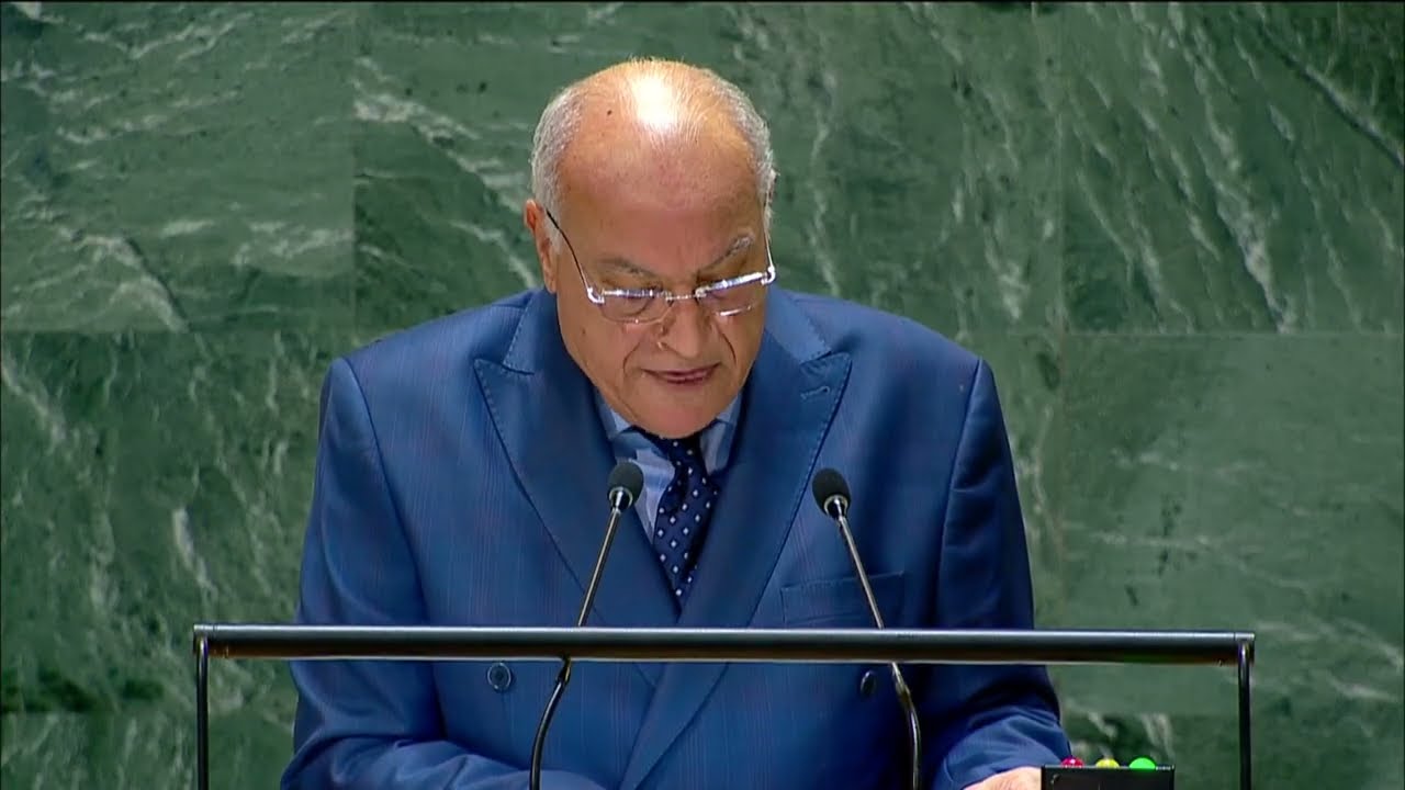 كلمة وزير خارجية الجزائر أحمد عطاف أمام المناقشة العامة للجمعية العامة للأمم المتحدة
