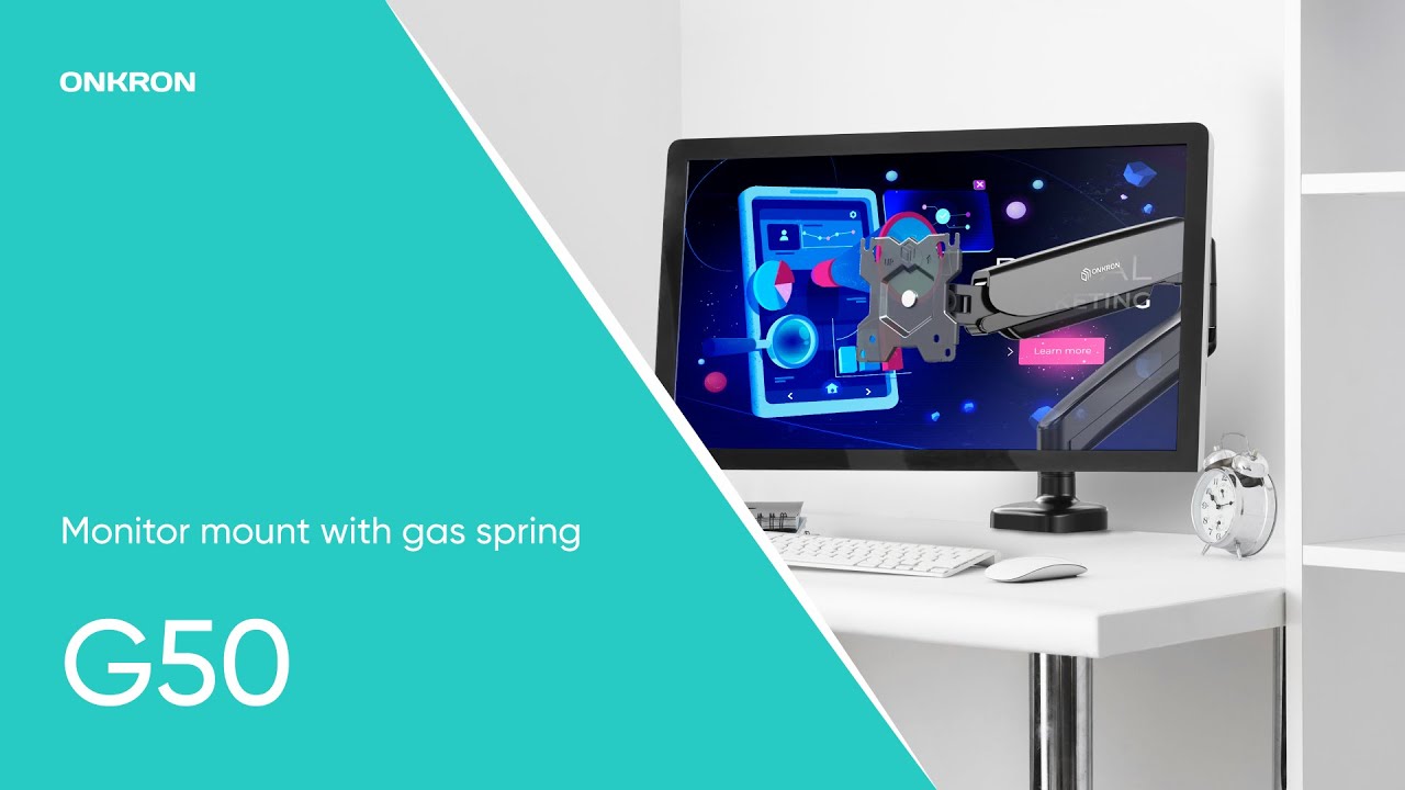 ONKRON G50 Monitor Arm Desktop Mount for 13”-32