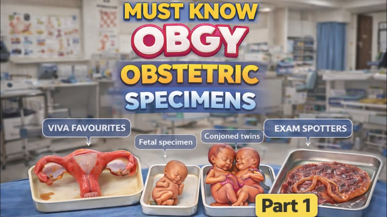 Obstetrics Specimen Viva for MBBS Practical Exam | OBGY Specimens PART 1