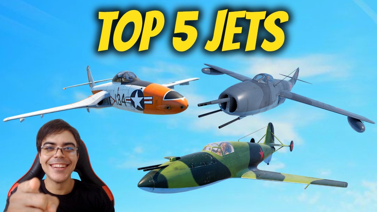 Топ-5 лучших реактивных самолетов в War Thunder Mobile