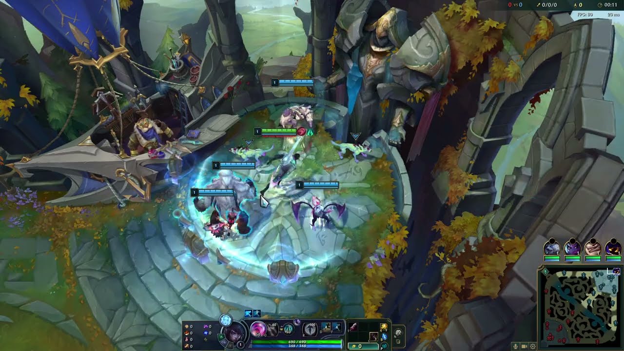 Aphelios veigar vs cait leona