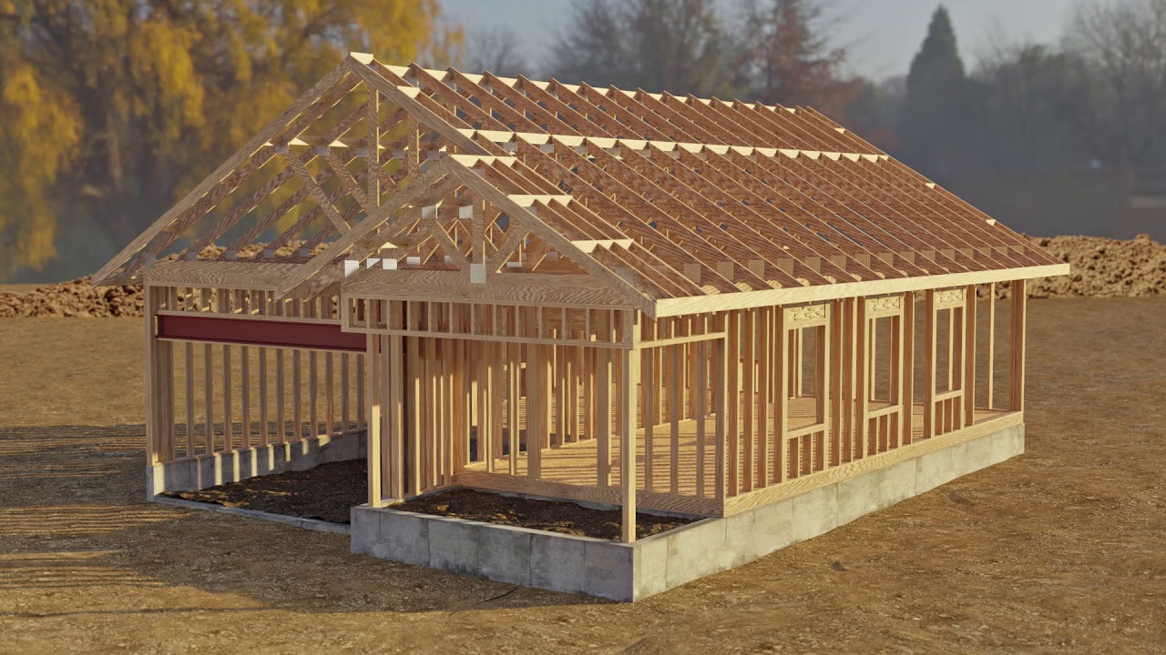 Framing & Building Construction Animation