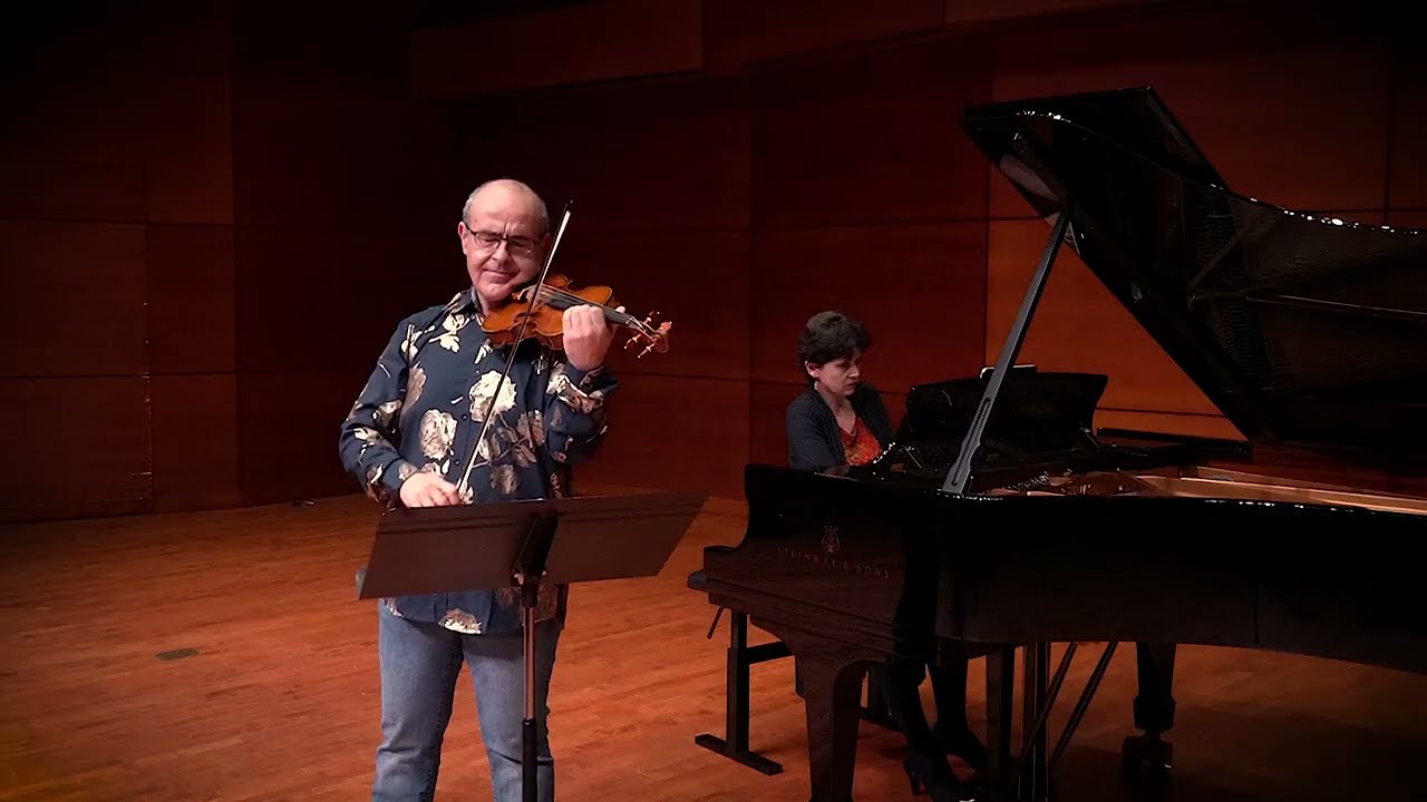 Fabian Lopez & Inara Zandmane play Debussy Violin Sonata, Mov. 1