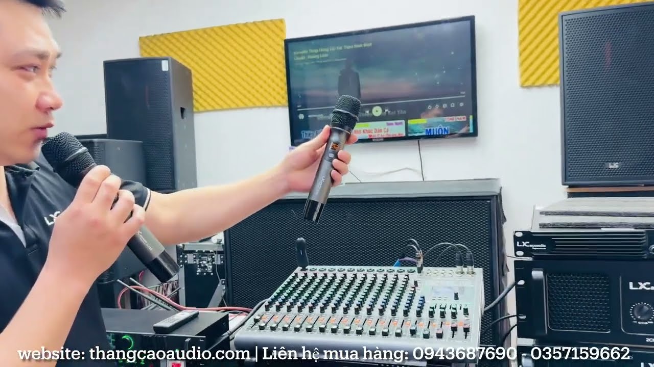 Micro Không Dây Rẻ Như Micro Có Dây : Lx acoustic U105 Giá Chỉ 1tr200