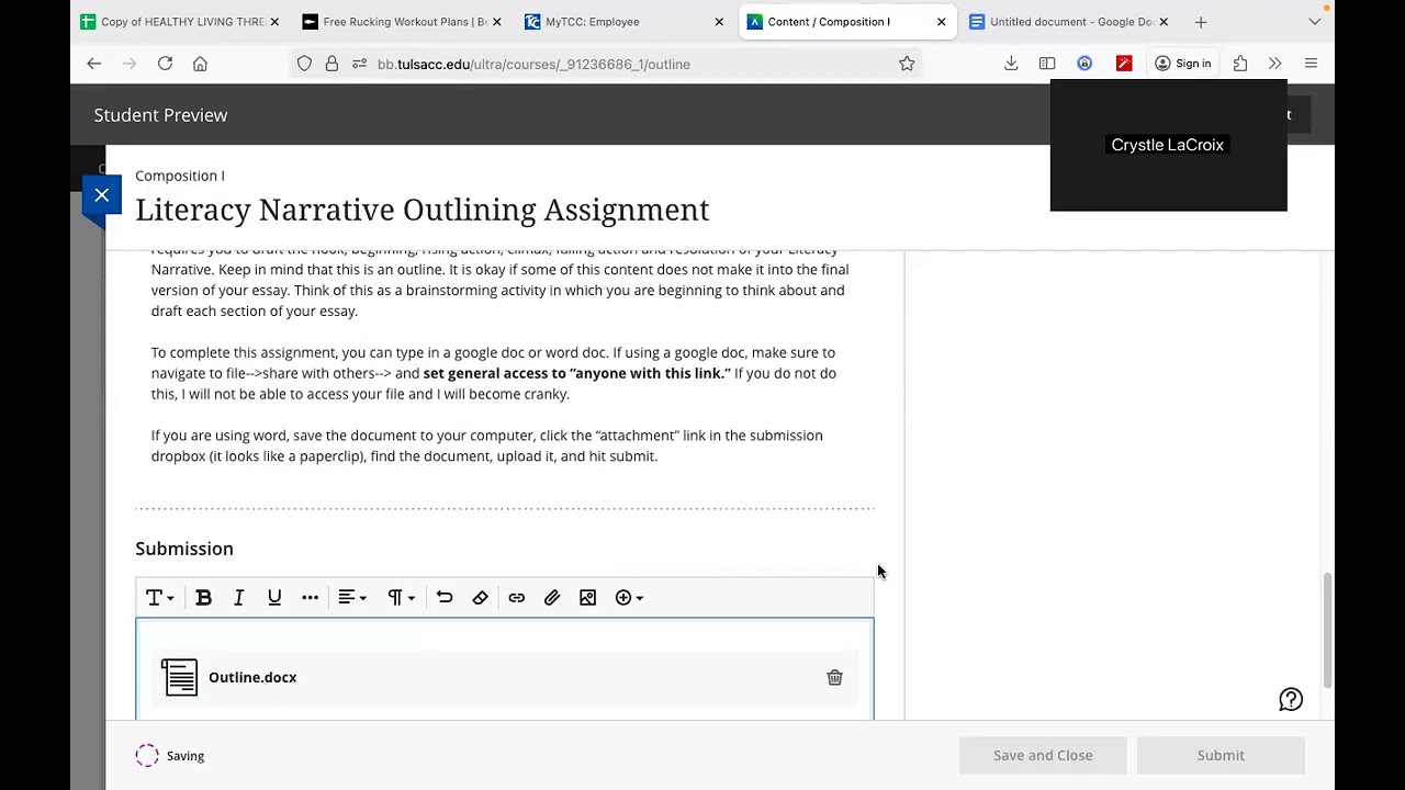 Uploading Assignments to the Dropbox + Course Reminders