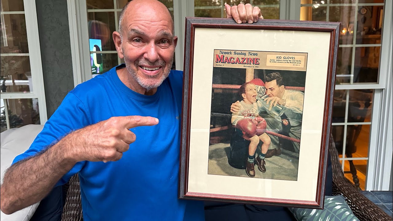 Story behind Dad’s Newark Star Ledger Boxing Cover Picture from 1951 of Newark Boxing Cover