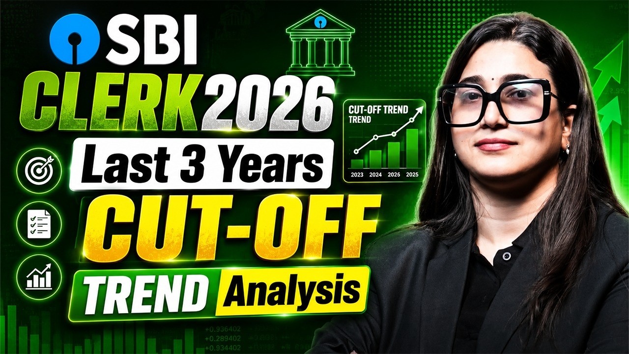 SBI Clerk 2026 Cutoff Prediction Based on Last 3 Years Trend