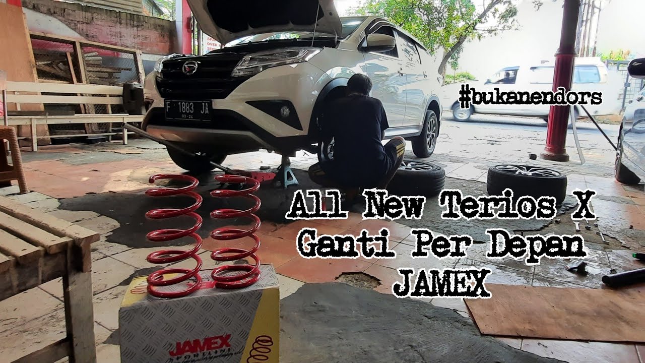 All New Terios X - Ganti Coil Spring JAMEX Untuk Per Depan - Rush Masokkk...