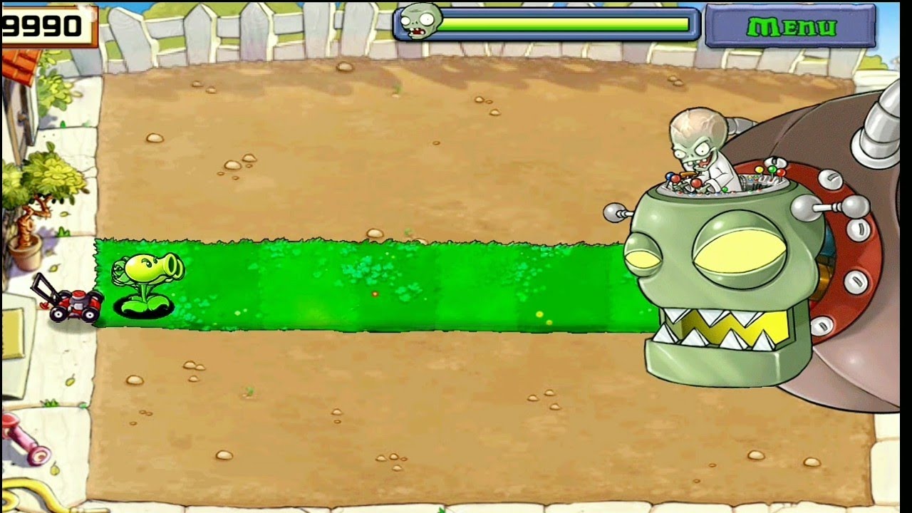 Repeater Vs Dr.Zomboss God Repeater Kill Dr.Zomboss and all Zombies PVZ Mod