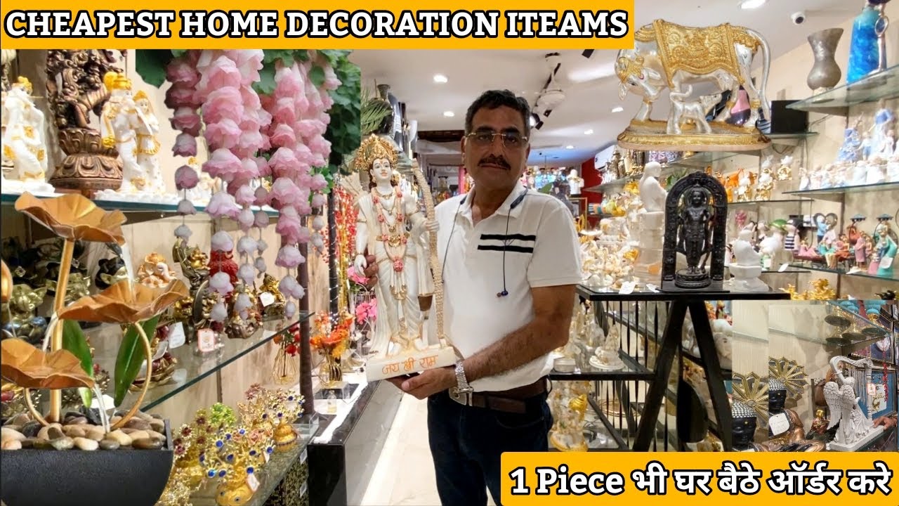 Home Decor Items at wholesale Price in Sadar Bazar / Home Decorative items wholesale market in Delhi