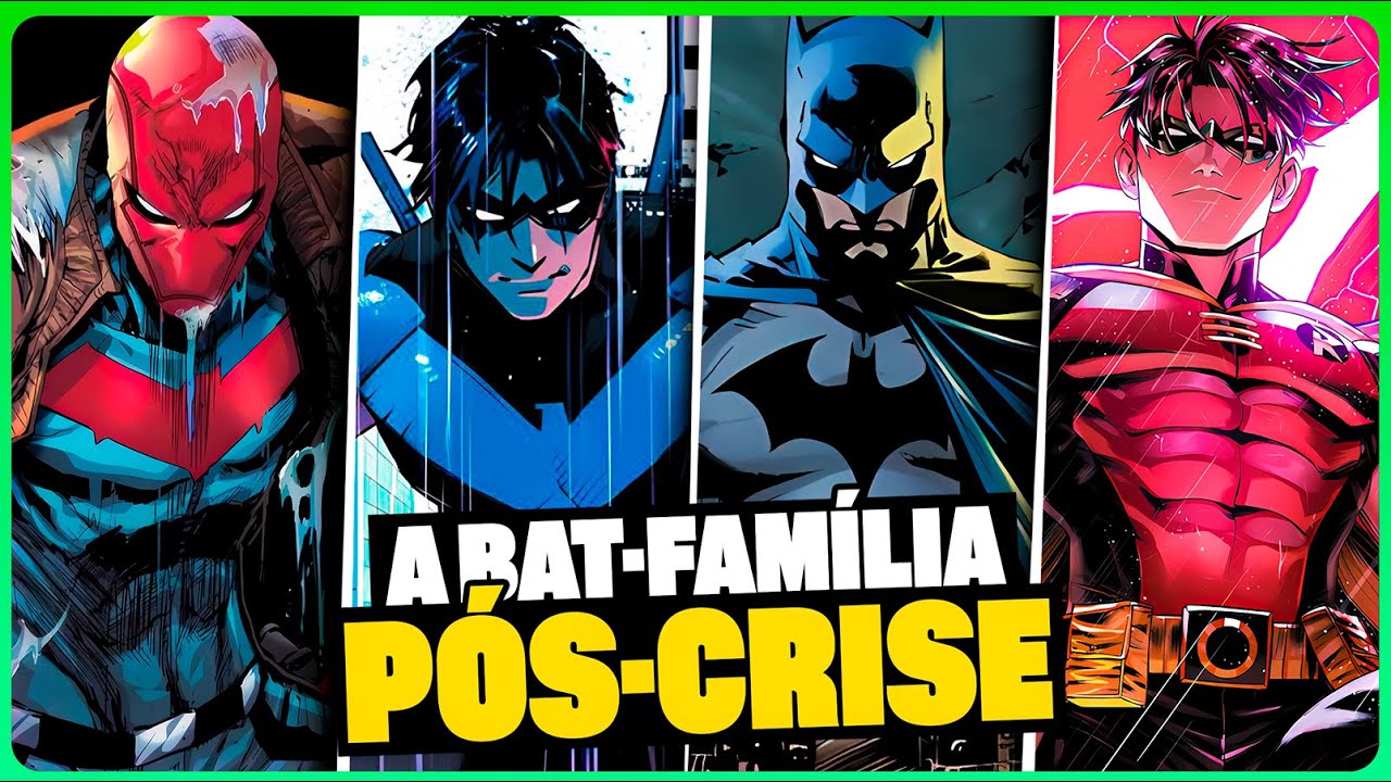 Como a CRISE Redefiniu os Membros da Bat-Família PARA SEMPRE!