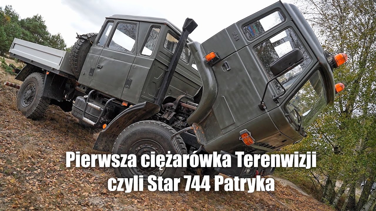 Pierwsza ciężarówka Terenwizji Star 744 Patryka